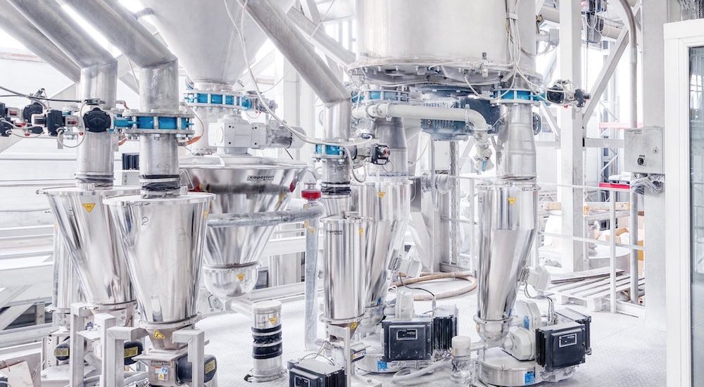 The daily work of gravimetric feeder
